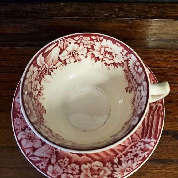 One Enoch Woods Wood & Sons Castles Tea Cup and Saucer - Picture 4 of 6